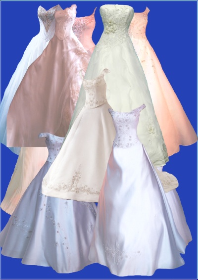 скачать Свадебные платья - шаблон для Фотошоп бесплатно или скачать фотошоп фильтр шаблон кисти шрифт