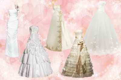 Свадебные платья - шаблоны для фотомонтажа