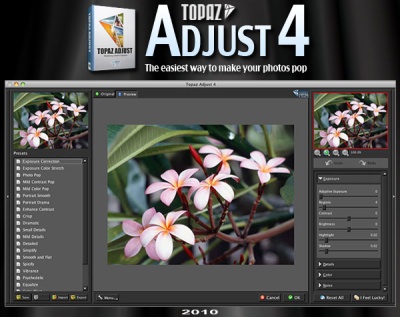 скачать Topaz Adjust v.4.0 - фильтр Фотошоп бесплатно или скачать фотошоп фильтр шаблон кисти шрифт