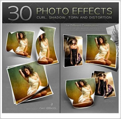скачать GraphicRiver - 30 Photo Effects для Photoshop бесплатно или скачать фотошоп фильтр шаблон кисти шрифт