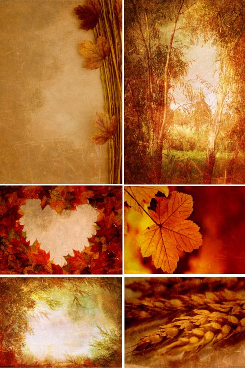 Фоны для фотошопа - Осенние картины