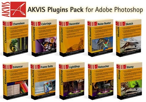 скачать Набор плагинов для Adobe Photoshop - AKVIS бесплатно или скачать фотошоп фильтр шаблон кисти шрифт