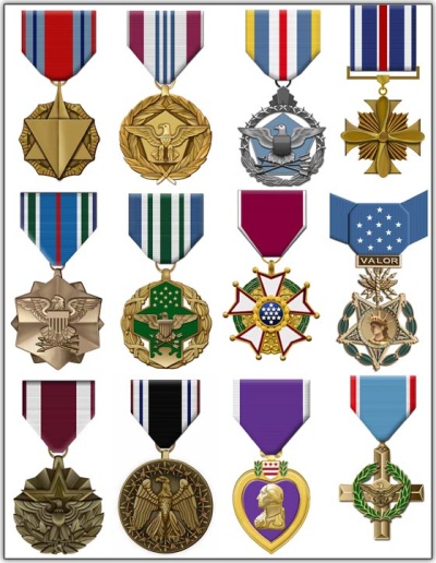 скачать Ордена и медали армии США бесплатно или скачать фотошоп фильтр шаблон кисти шрифт