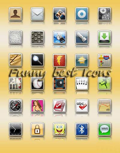 скачать Иконки для XP - Funny Best Icons бесплатно или скачать фотошоп фильтр шаблон кисти шрифт
